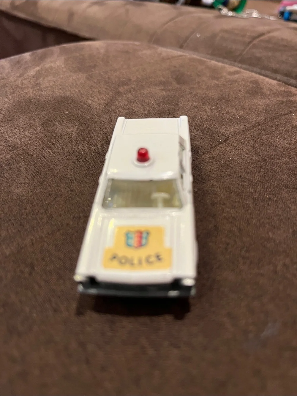 Die-Cast Kids Toy Police Car Set - Blue, White, Green